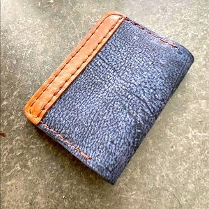 Genuine Giraffe and Cowhide Minimalist Wallet